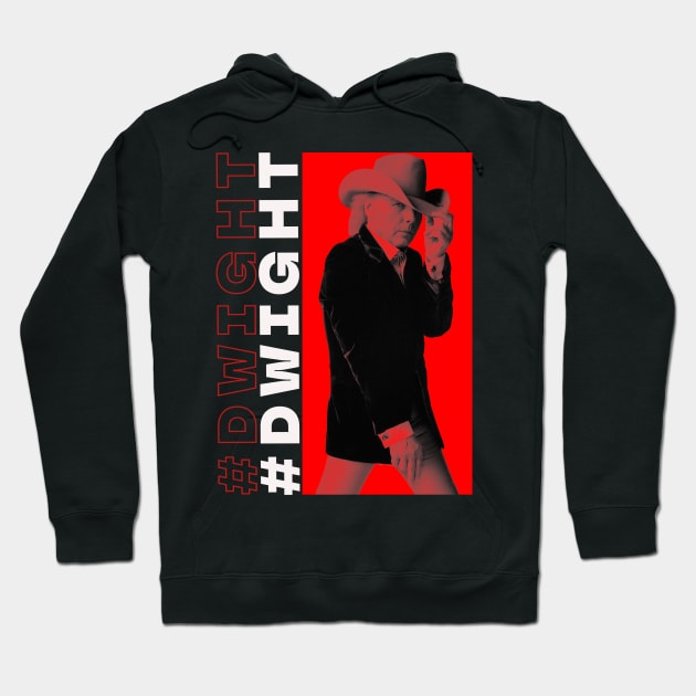 DWIGHT RED SPACE Hoodie by MiaMagic
